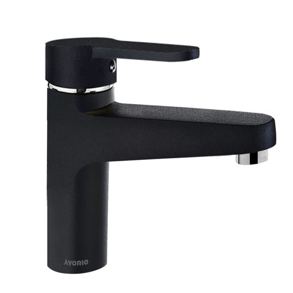 Avorio Panama Siyah Lavabo Batarya