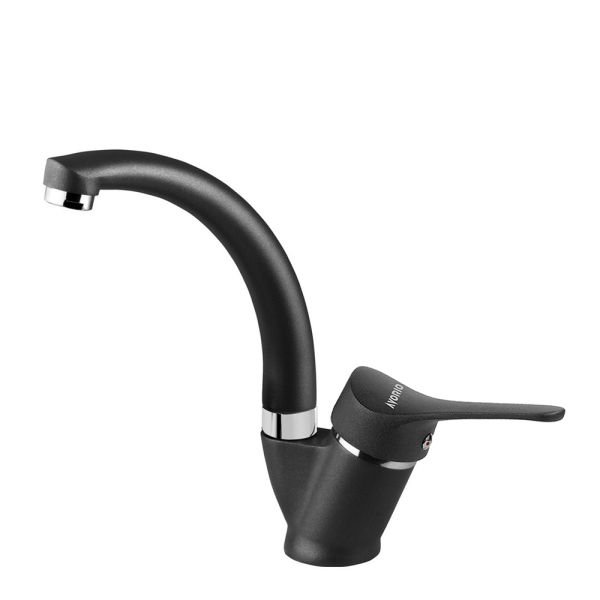 Avorio Monza Siyah Kuğu Lavabo Batarya