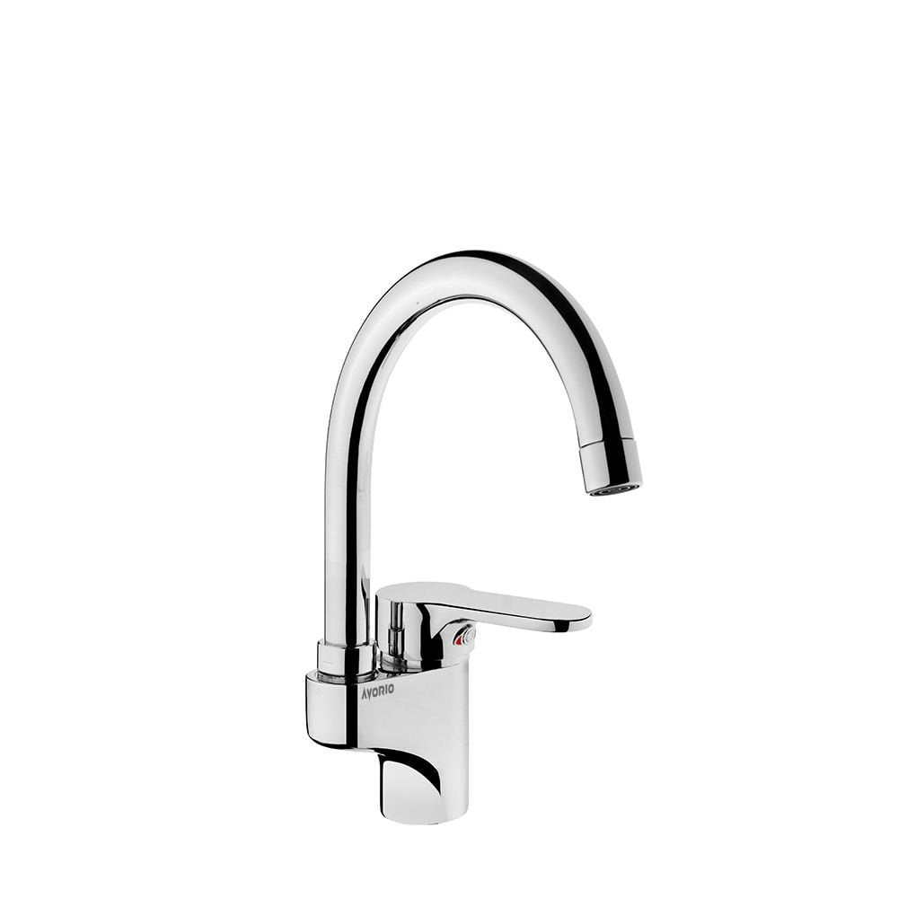 Avorio Panama Kuğu Lavabo Batarya 304 Boru