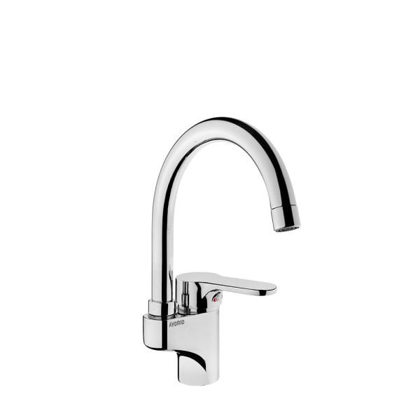 Avorio Panama Kuğu Lavabo Batarya 304 Boru