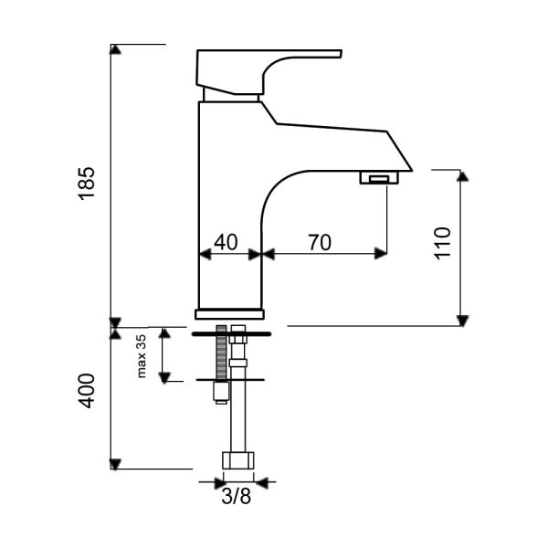 Avorio parma Lavabo Bataryası