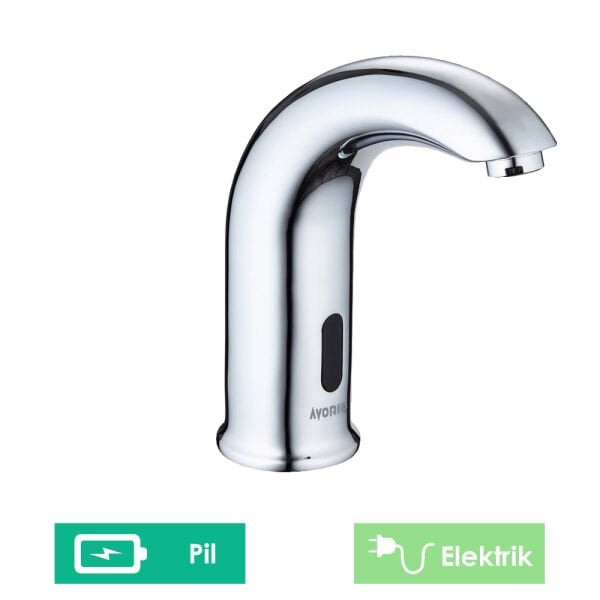 Avorio Fotoselli Lavabo Batarya Soğuk su (Pilli ve Elektrikli)